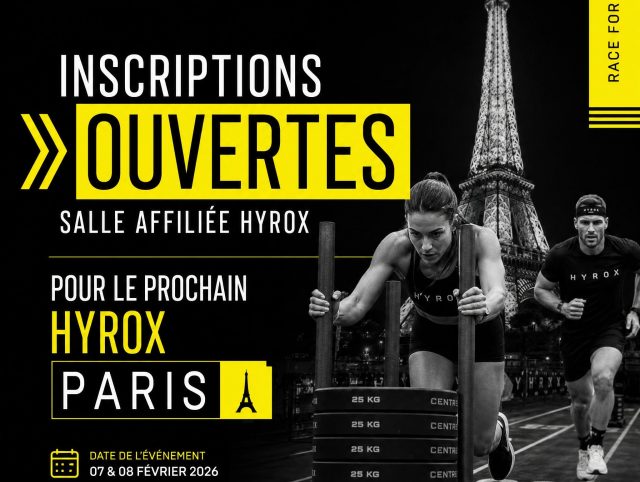 HYROX PARIS DECEMBRE CROSSFIT BREST Salle D'HYROX D'AFFILIE a Brest
