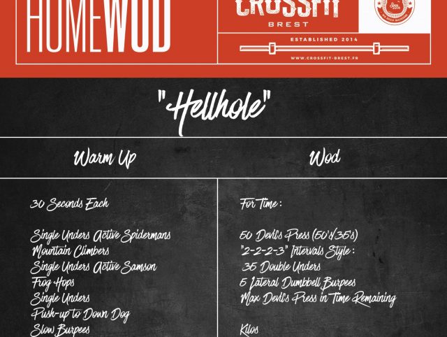 HomeWod Mercredi 3 Juin