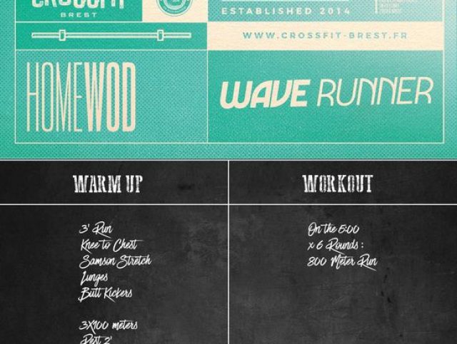 Mardi 10 Novembre: WAVE RUNNER