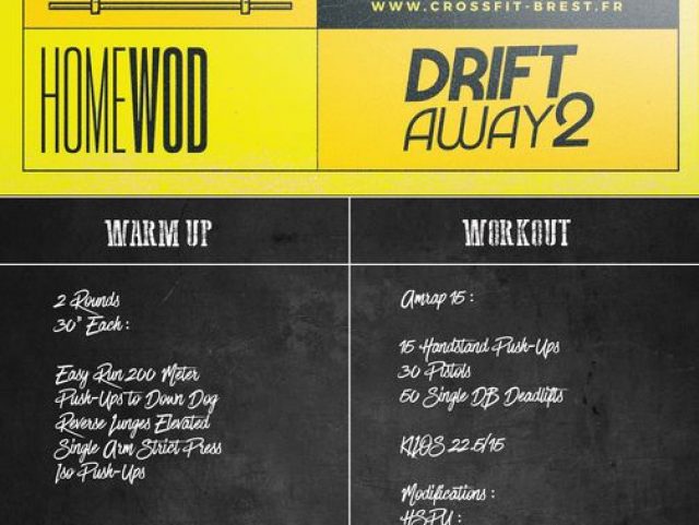 Mercredi 18 Novembre: Drift Away 2