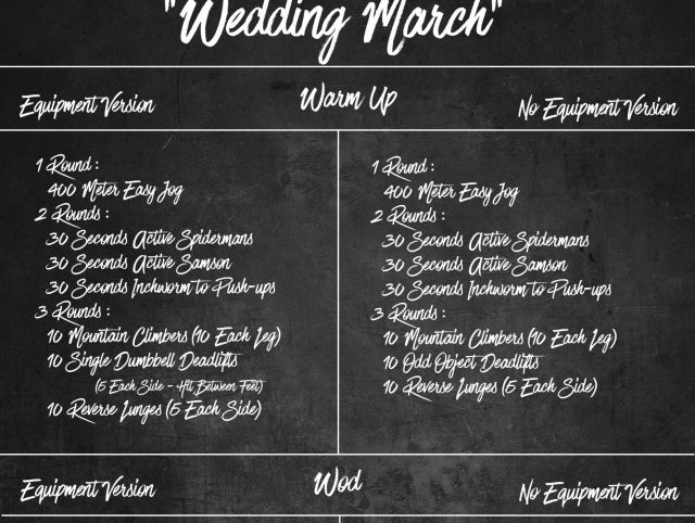 HOMEWOD SAMEDI 25 AVRIL WEDDING MARCH