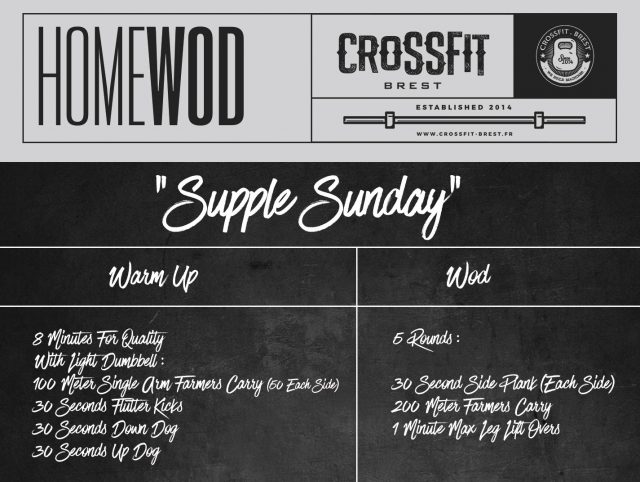 HomeWOD - Dimanche 24 Mai