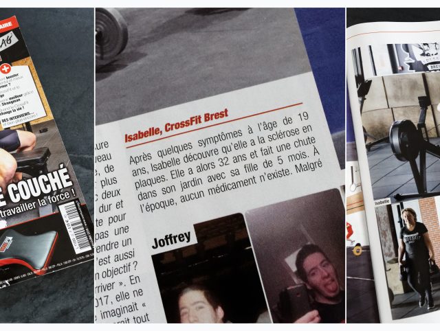 Témoignage d'Isabelle dans le workout magazine!