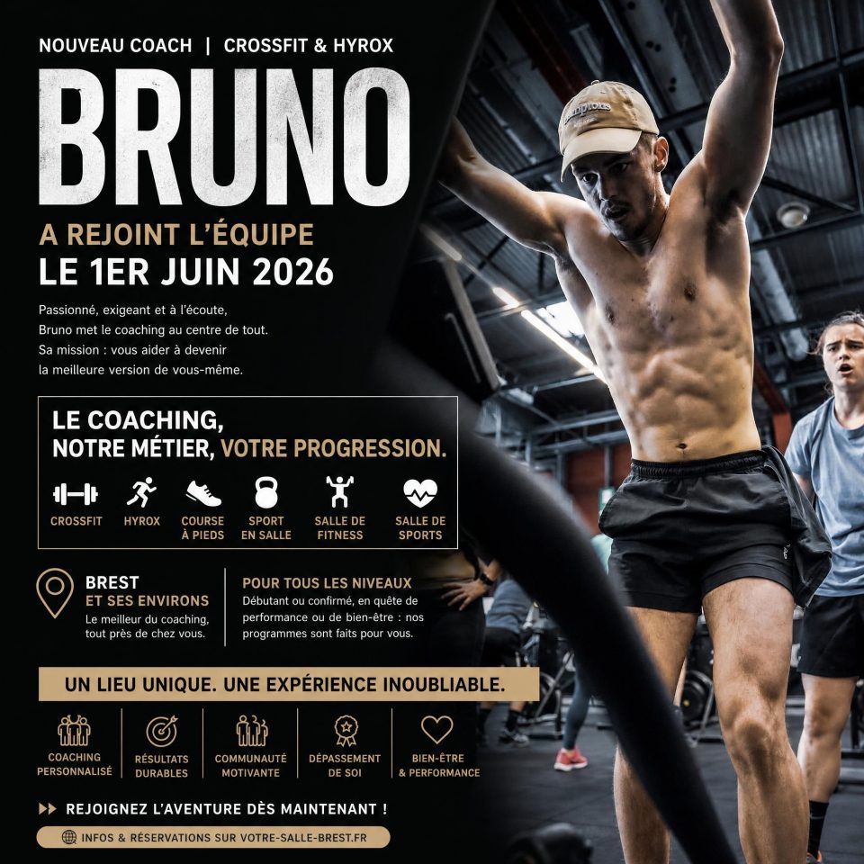 Un nouveau coach crossfit & hyrox débarque à brest : la communauté sportive brestoise va trembler (de joie) !