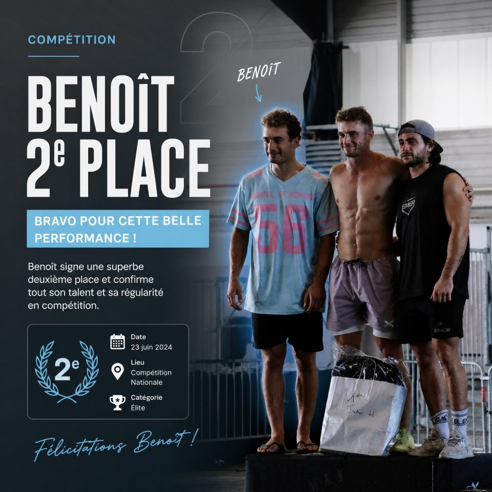 Les couleurs de CrossFit Brest ont une nouvelle fois été fièrement représentées lors du Manful of Hemera