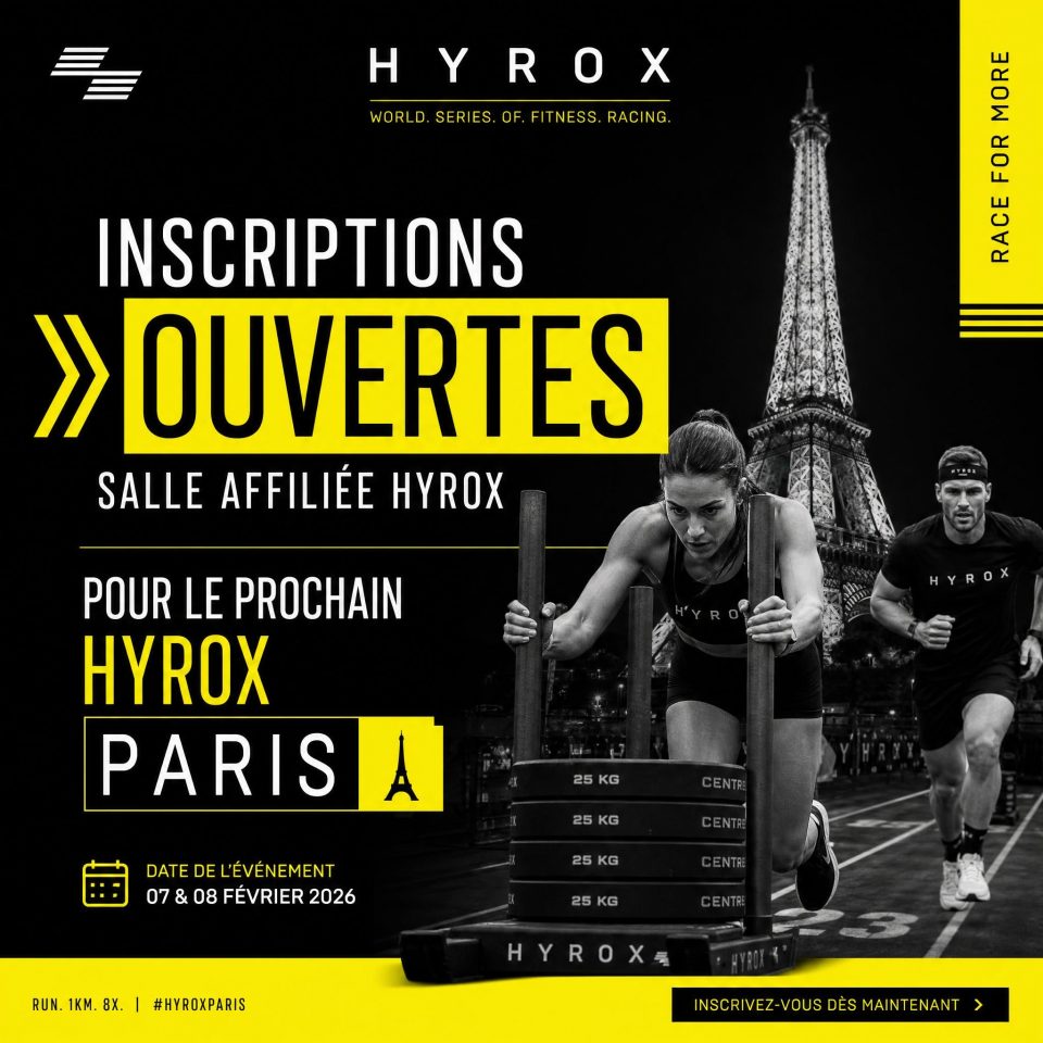 HYROX PARIS DECEMBRE CROSSFIT BREST Salle D'HYROX D'AFFILIE a Brest