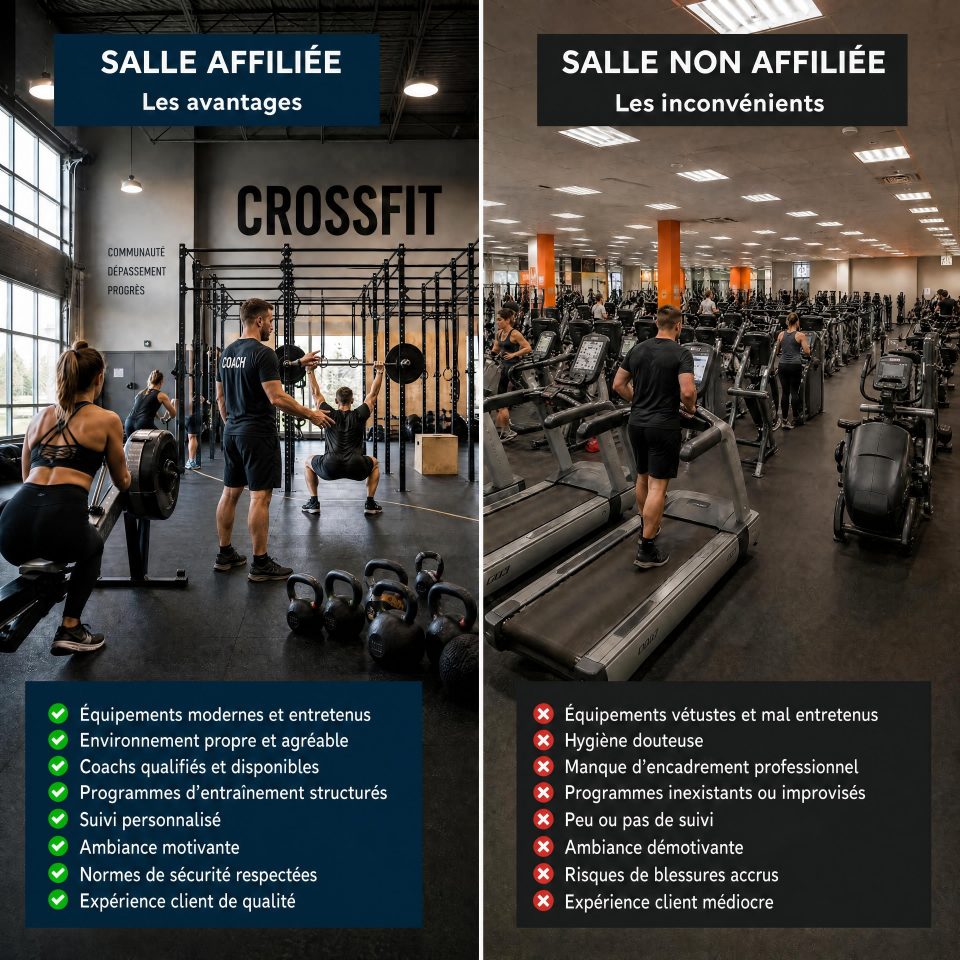  Box de CrossFit V.S Box Non affiliée (vous rechercher une salle de sport fitness CrossFit, Hyrox à Brest)