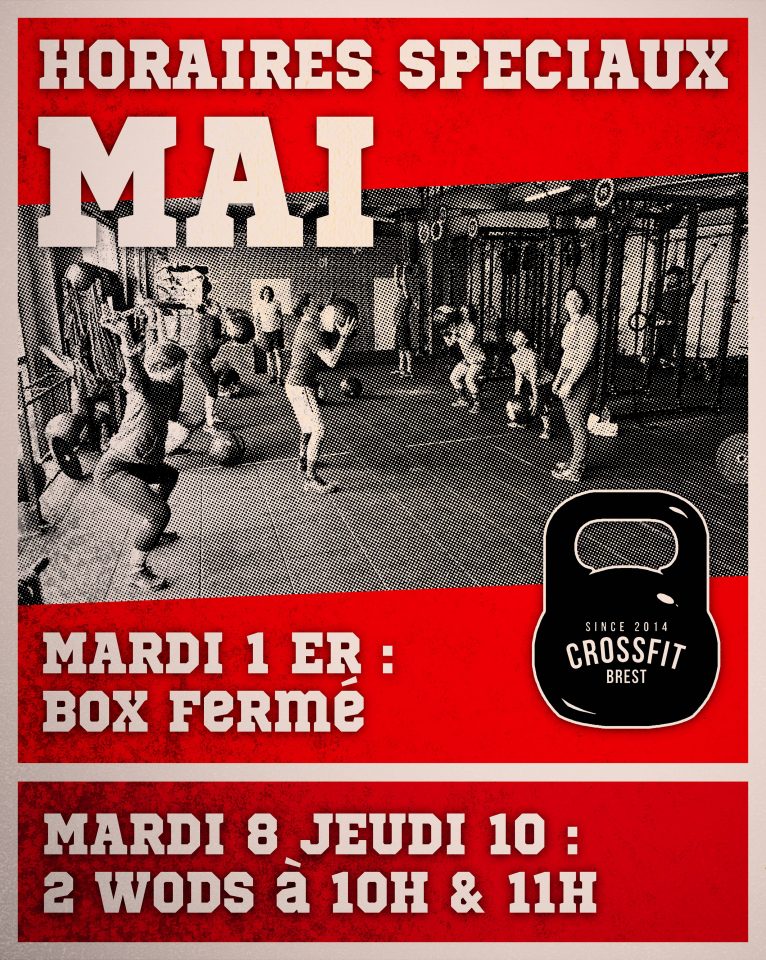 Informations Jour férié!!