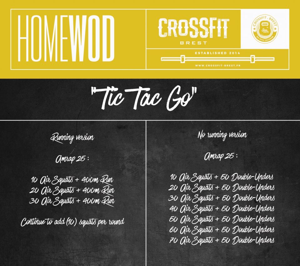 HomeWod Tic Tac GO