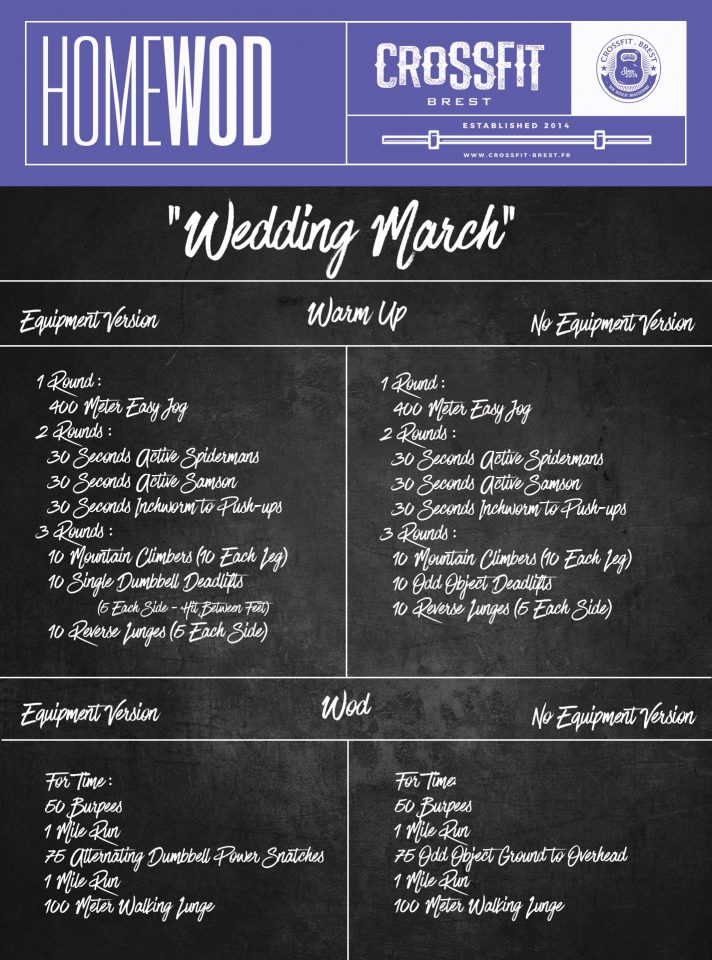 HOMEWOD SAMEDI 25 AVRIL WEDDING MARCH