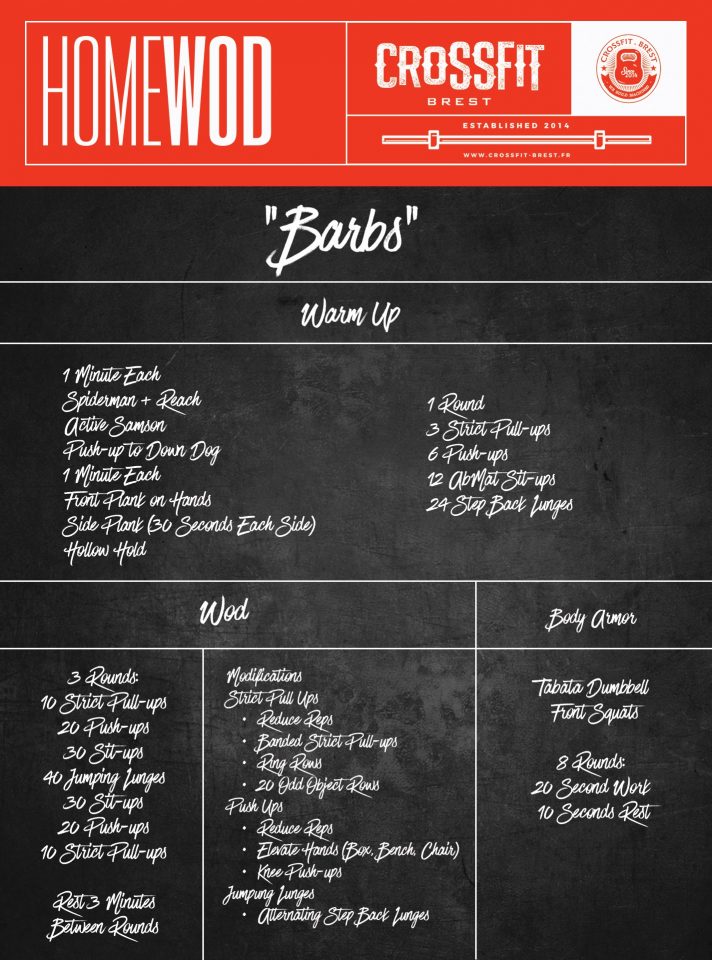 LUNDI 27 AVRIL HOMEWOD BARBS