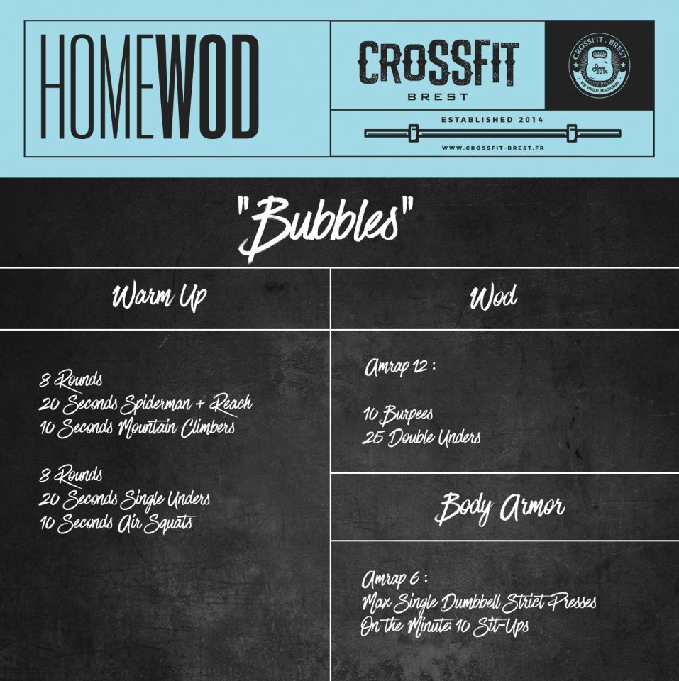 HOMEWOD Vendredi 8 Mai