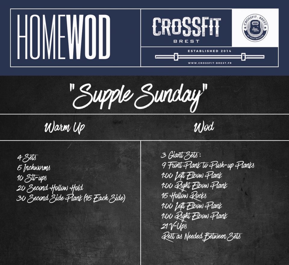 HOMEWOD Dimanche 17 MAI