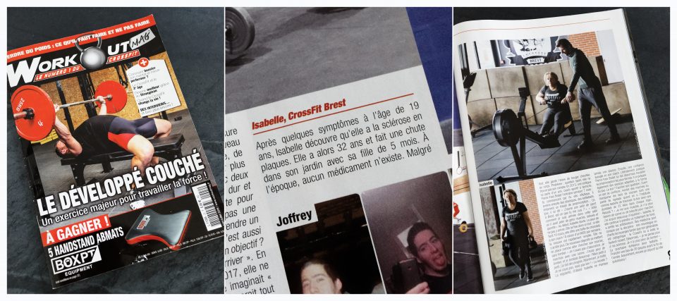 Témoignage d'Isabelle dans le workout magazine!